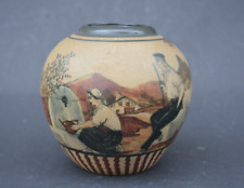 Magnifique vase de Ciboure  basque  signé David