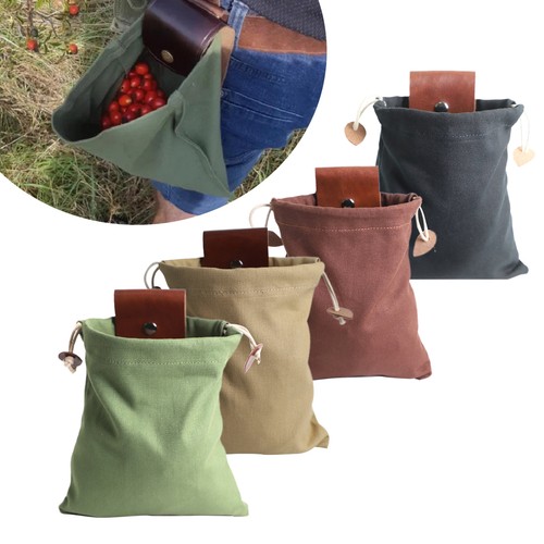 Pochette cuir toile - , bushcraft