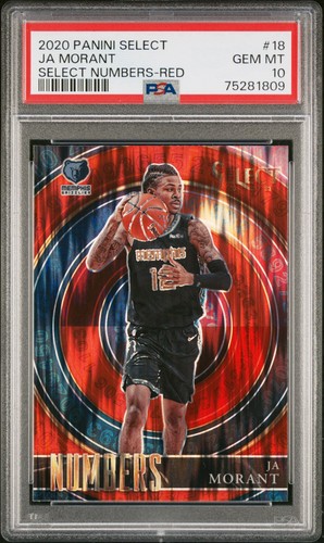 Morant select numbers red - select,
