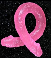 Sextoy Double Dong Anal Vaginal Godemiché Gode Double Jelly Rose 43cm gland