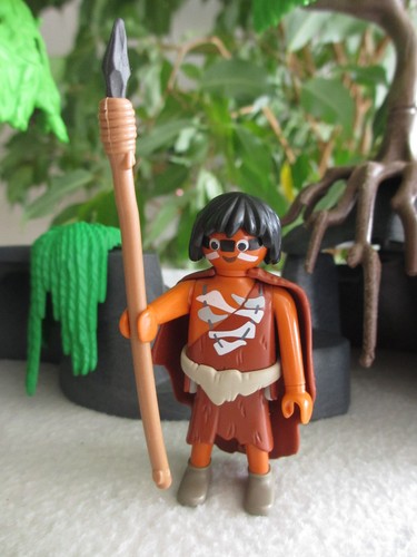 Figurine playmobil chasseur - figurine,