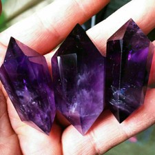 4-5cm pierre violette Amethyst pierre de cristal quartz de pierre gemme baguette