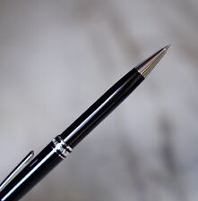 SUPERBE STYLO PORTE-MINES MONTBLANC MEISTERSTÜCK RESINE NOIRE- FINITION PLATINUM