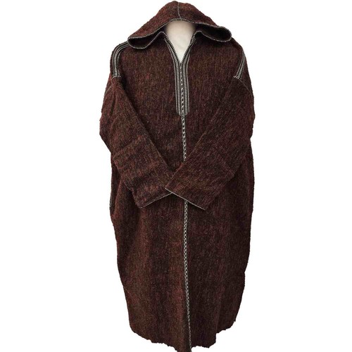 Djellaba laine capuche - en,