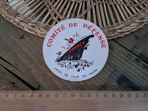 Rare ancien autocollant - ancien,