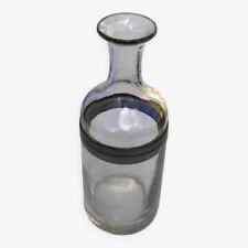 Carafe à vis en verre et étain, début XXe