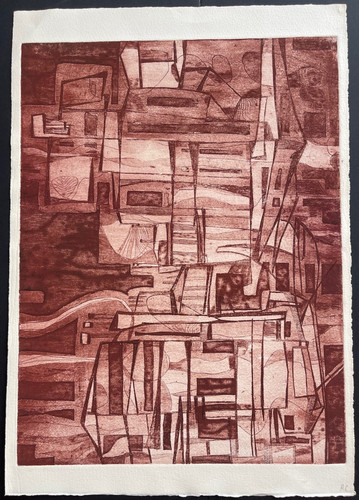 Art abstrait 1970 - , gravure