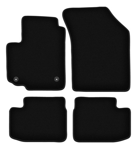 Tapis sol velours noir - tapis, de