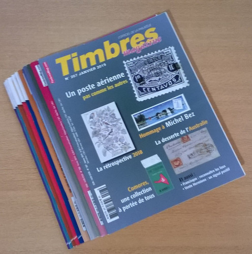 Timbres magazine année 2019 - magazine,
