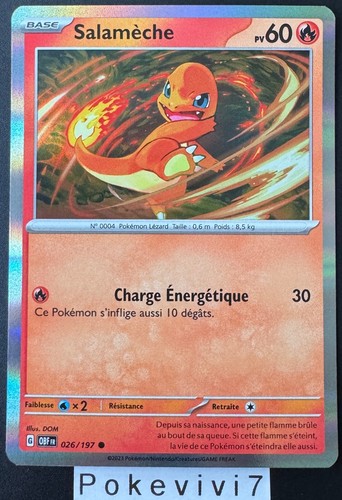 Carte pokemon salameche - pokemon,
