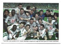 SPORT  FOOTBALL  LE FC NANTES REMPORTE LA COUPE DE FRANCE EN 2000
