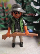 Braconnier chasseur chasse guide safari zoo réserve aventurier PLAYMOBIL 6939
