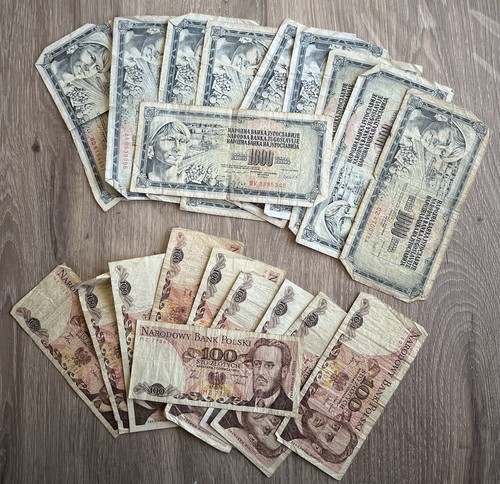Lot 100 billets - 100, monde