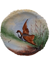Vintage assiette C.P LIMOGE 🍽️ signée avec un oiseau 🕊️  très ancienne