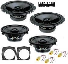 CIARE CZ170 CZ131 Set 4 Haut Parleur 16,5+13cm pour Fiat Punto 2-3 Série Brkt /