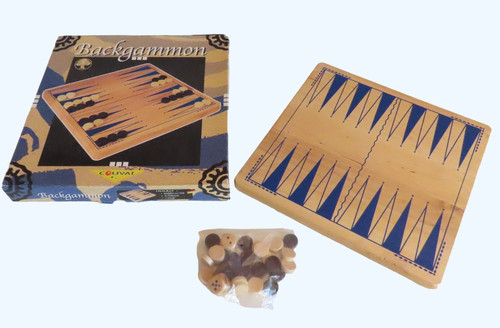 Backgammon couvate bois - backgammon,