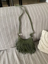 Sac bandoulière cuir daim