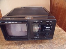 tv miniature vintage pour camping car , routiers