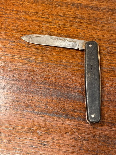 Ancien couteau pliant terre - couteau,