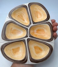 Marcel Guillot assiette à huîtres en céramique N°6