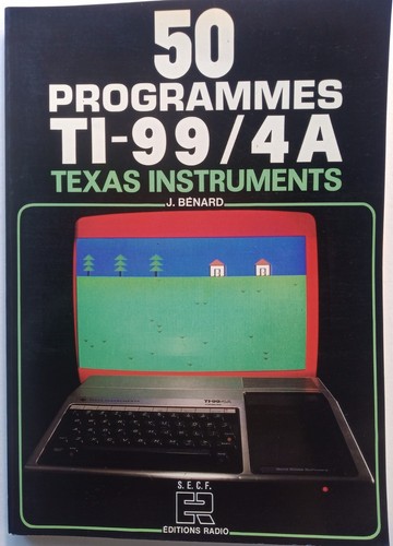 Livre programmes 99 4a - livre, ti-99/4a