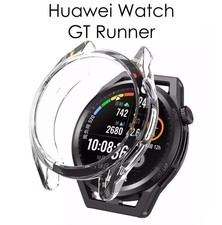 Coque Etui de Protection Ecran Libre pour Huawei Watch GT Runner Transparent