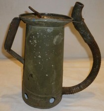 Bidon Huile US HUFFMAN HALF GALON USA peinture verte JEEP DODGE Provence 1944