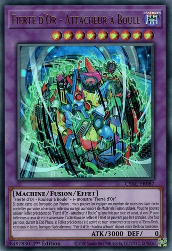 Fierté d or - yu-gi-oh!,