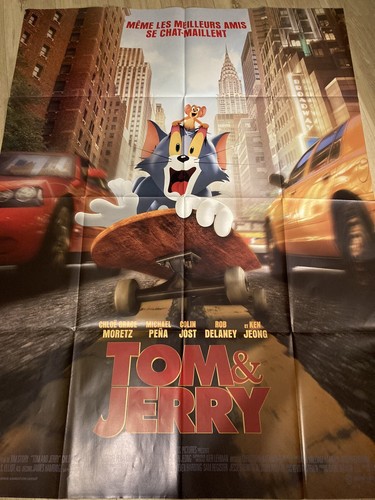 Affiche cinéma tom jerry - "tom,