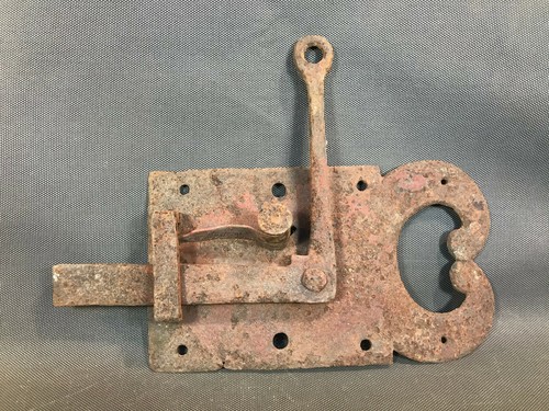 Ancien loquet porte - de, fer