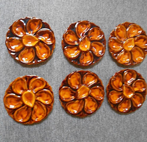 Assiettes huitres - à,
