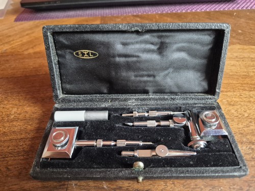 Ancien coffret compas verge - ancien,