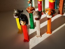 Jungle Book PEZ ~ Mowgli, Kaa, Bagheera, Shere Khan, Baloo ~ (2003) - EUC!