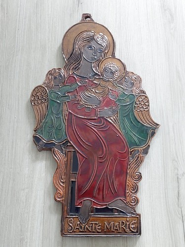 Tres grande plaque sainte - grande, anne