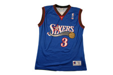 Maillot et short basket rétro Sixers Philadelphie N°3 Iverson NBA