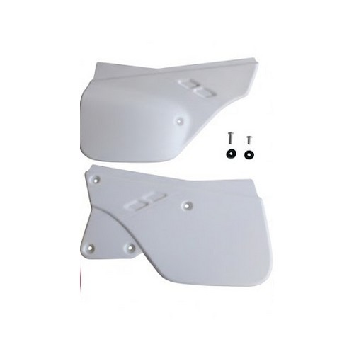 Paire caches lateraux blanc - caches,
