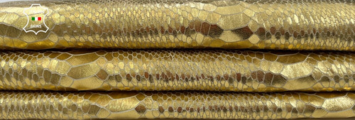 Métallique doré serpent - doré,