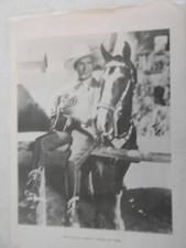 8.5x12 B&W photo of Gene Autry