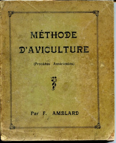 Methode aviculture - d'aviculture,