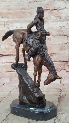 Frederic remington bronze - frederic, "
