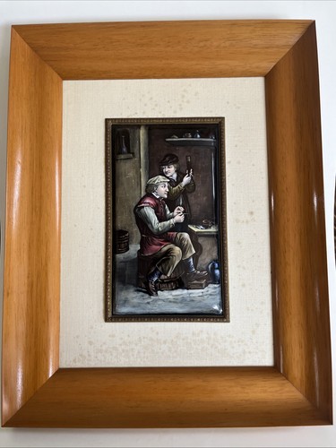 Tableau émaux sur cuivre - tableau,