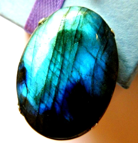 Bague labradorite - bague,