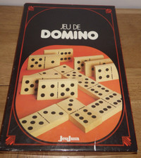 Boîte de jeu gros dominos en bois - JEUJURA