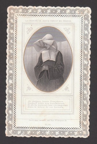 Sœur fille charité - fille, la