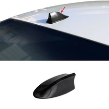 Antenne Voiture Aileron De Requin Noir Piano FM/AM Pour Remplacement Facile