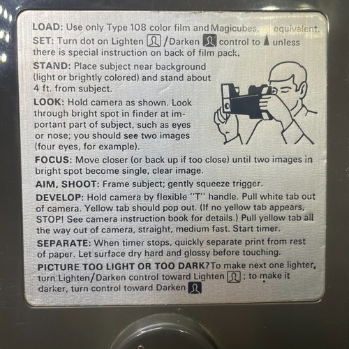 Vintage polaroid big shot - vintage,