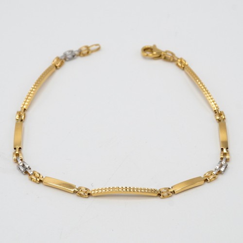 Bracelet semi rigide or - semi-rigide, en