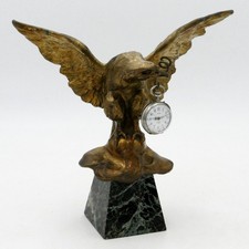 Porte-montre, aigle en régule doré, fin XIXe siècle, porte montre, Empire ancien