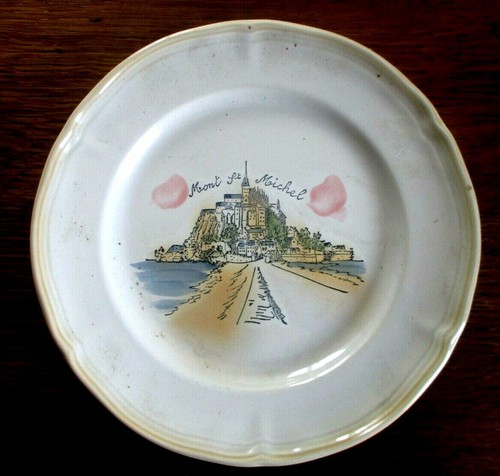 Assiette ancienne faïencerie - assiette,
