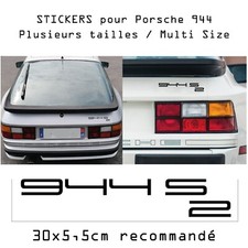 Sticker Porsche 944 - 944 S2 - 944S2  - Plusieurs tailles plusieurs couleurs